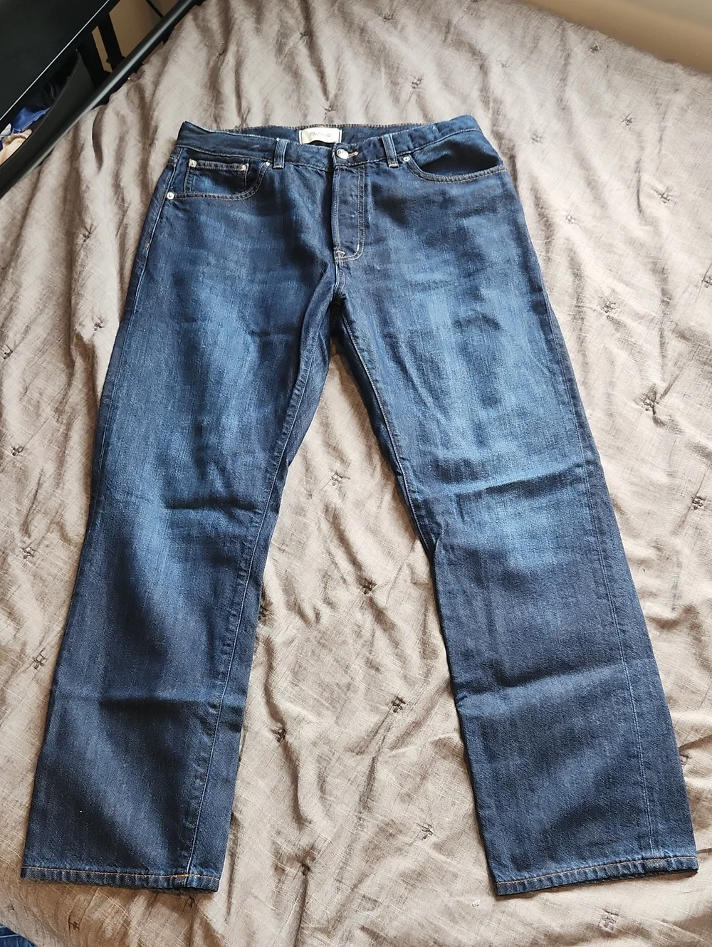 Madewell Curvy Dean Easy Straight Jean